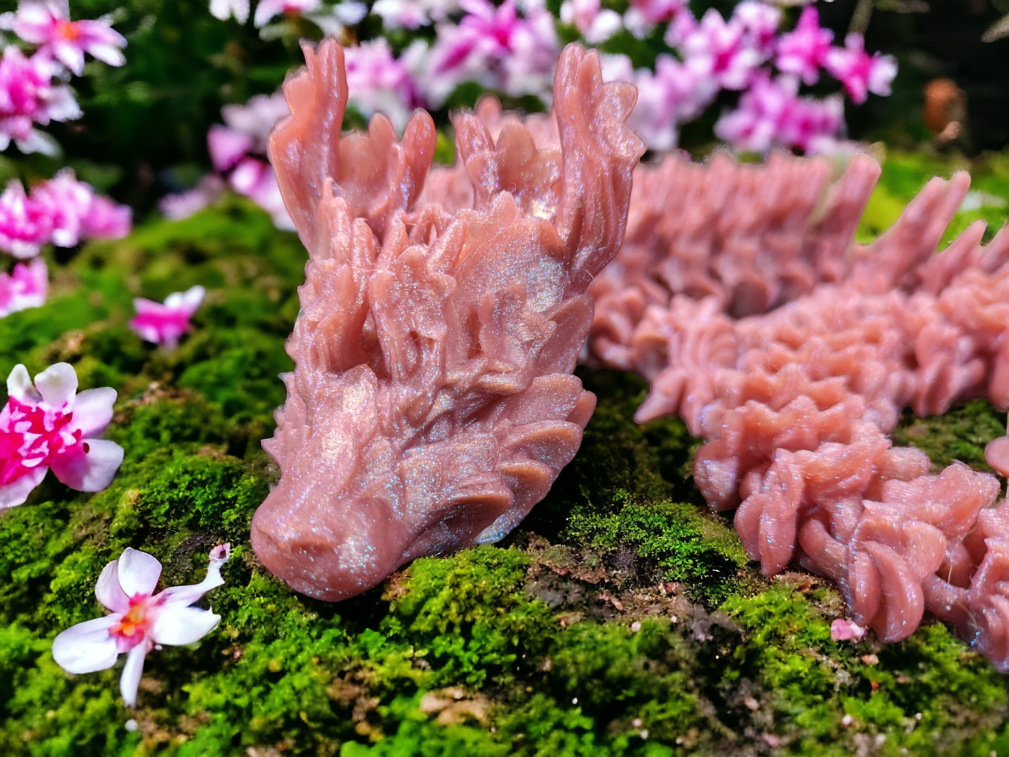 Sakura Blossom 3D Printed Dragon