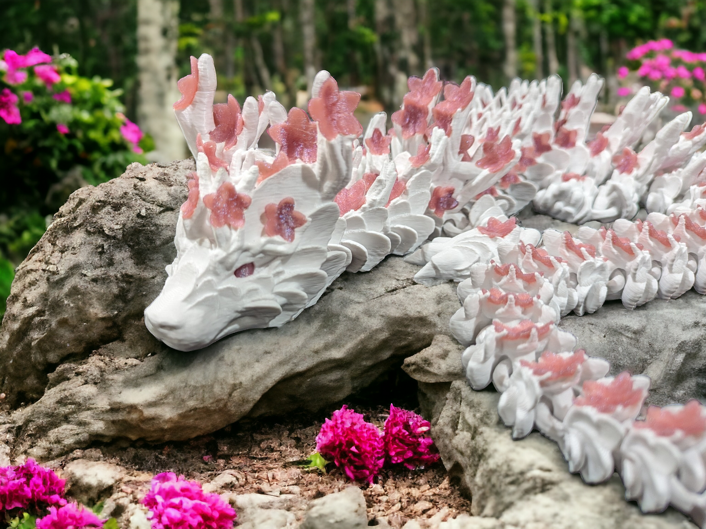 Sakura Blossom 3D Printed Dragon