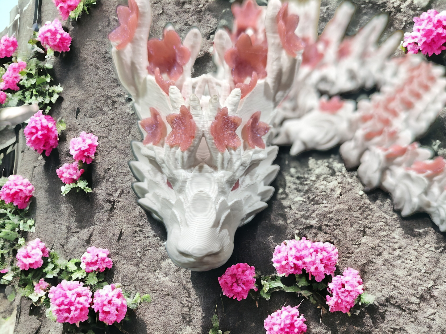 Sakura Blossom 3D Printed Dragon