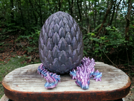 Gemstone Egg with Mystery Gemstone Dragon