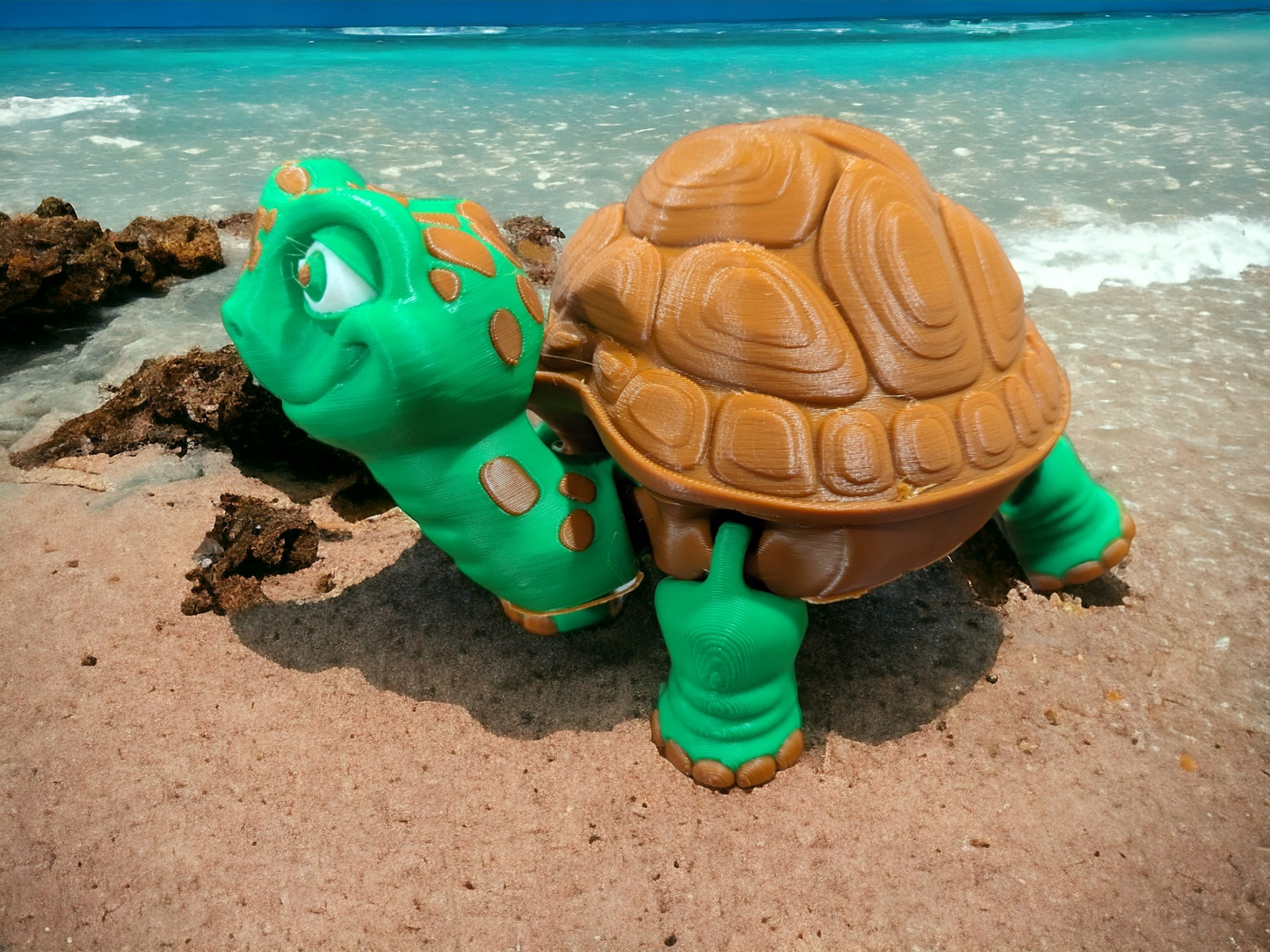 Turtle with Removable Shell