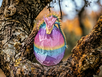 Crystal Egg with mystery Crystal Dragon